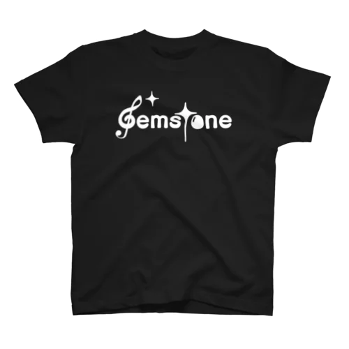 Gemstone（白ロゴ） Regular Fit T-Shirt