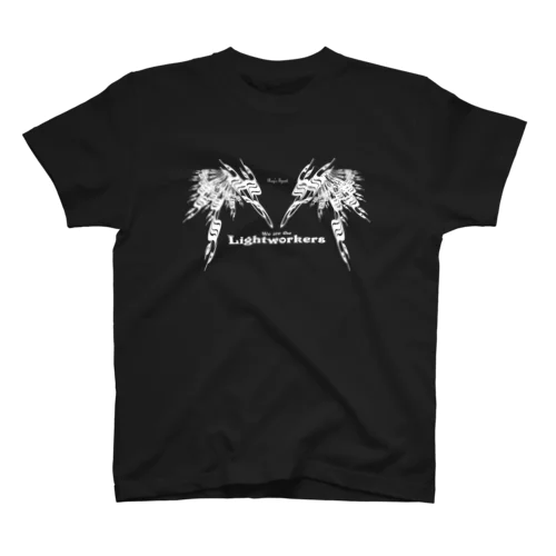 Lightworker（WHITE） Regular Fit T-Shirt