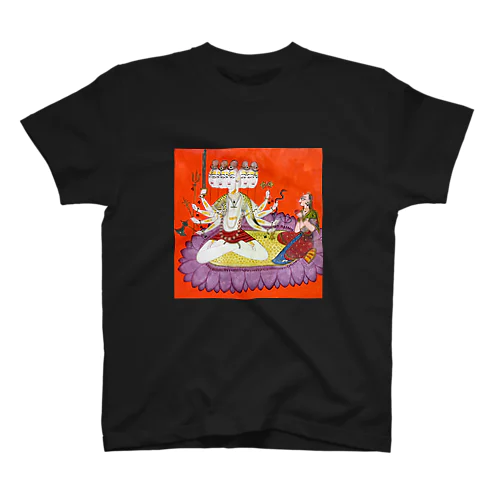 シヴァを崇めるパールヴァティ Regular Fit T-Shirt