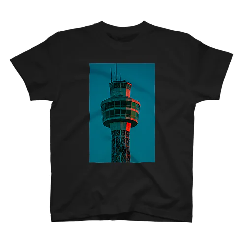 AUCH フォトTシャツ 黒 Regular Fit T-Shirt