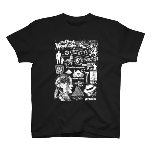 【未着用】bakateee バカティー Tシャツ/シリアルキラー 未着用】bakateee バカティー Tシャツ/シリアルキラー