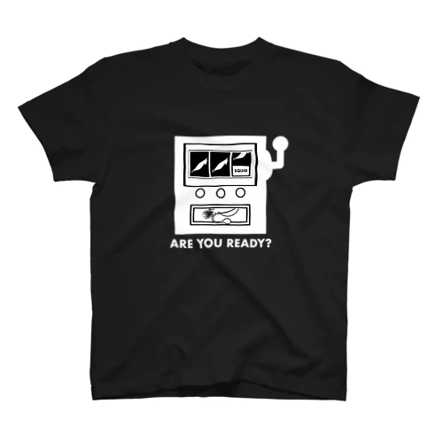 エギング　スロット　イカ　ホワイト　釣り Regular Fit T-Shirt