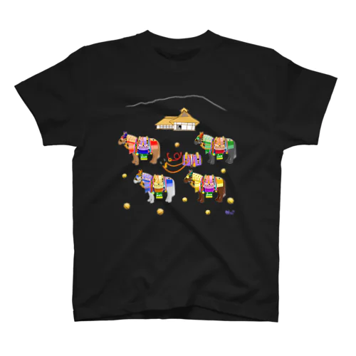 チャグチャグ馬コ 集合 Regular Fit T-Shirt