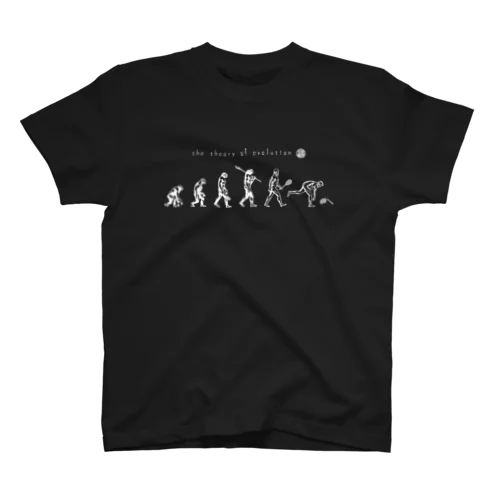 庭球学園　進化論　白ロゴ Regular Fit T-Shirt