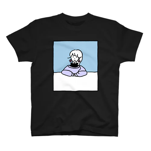 シンプル　ガール（表） Regular Fit T-Shirt