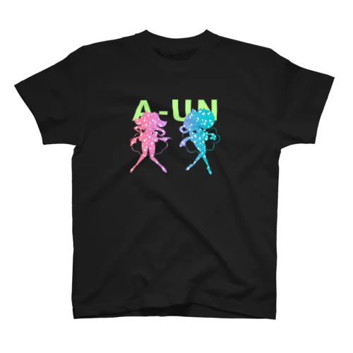 阿吽キラキラシルエット Regular Fit T-Shirt