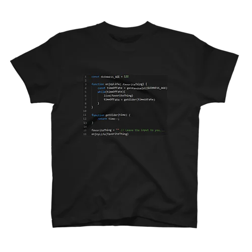 LifeDarkTheme.js Regular Fit T-Shirt