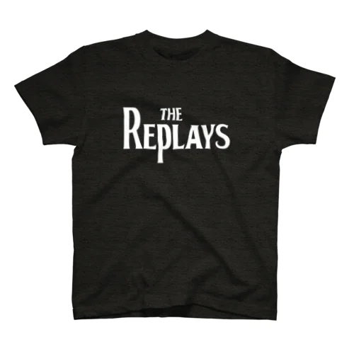 THE REPLAYS B風ロゴ・白 Regular Fit T-Shirt