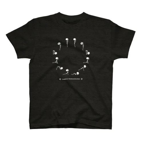 🌞太陽礼拝ヨガガイコツ💀 Regular Fit T-Shirt