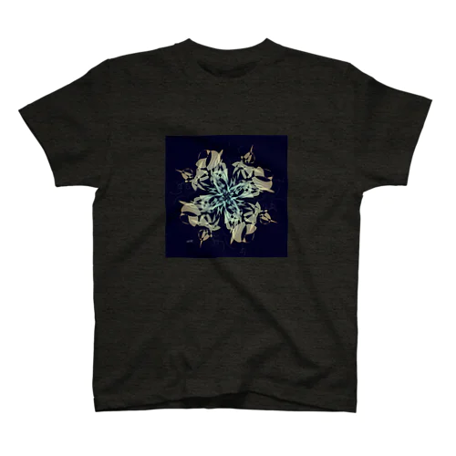 花模様 Regular Fit T-Shirt