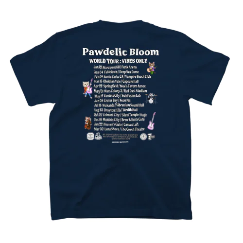 征シロー 2025 Pawdelic Bloom World Tour 04 改 Regular Fit T-Shirt