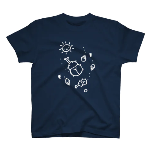 太陽とビートルとアイスクリームと、（白） Regular Fit T-Shirt