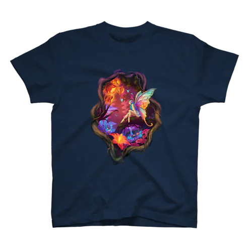 森の妖精＜虹色の囁き＞ Regular Fit T-Shirt