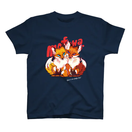 FOX TWINS(dark color) Regular Fit T-Shirt