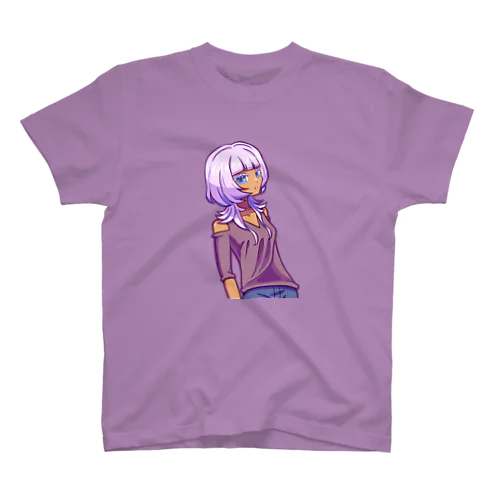 ウルフカットガール Regular Fit T-Shirt