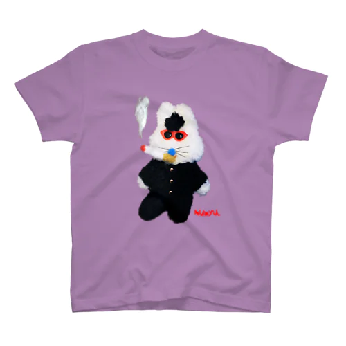 ダークパープル コットン Tシャツ OGB-910-77-SKR ｵｰｶﾞﾆｯｸｺｯﾄﾝTｼｬﾂ-SKR-ｽﾐｸﾛ | フェリック