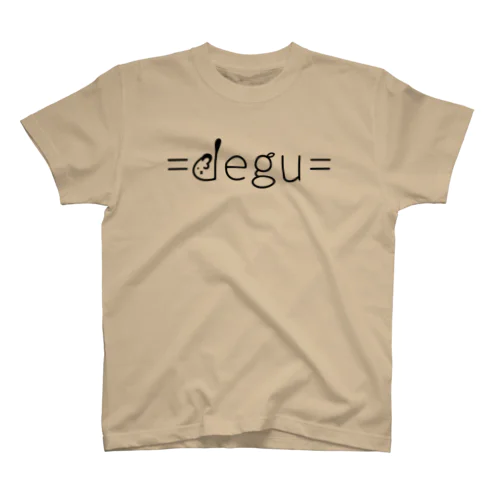 デグー　デザイン文字 Regular Fit T-Shirt