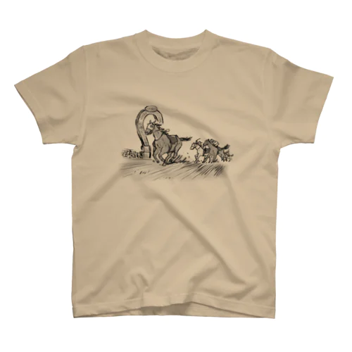 brook 鴨 カモ Tシャツ グレー M サイズ Brook Tシャツ 鴨 カモ 23ss アッシュグレー M