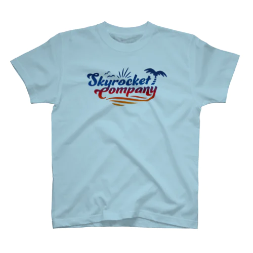 【ライトブルー×トロピカル】スカロケフェスTシャツ Regular Fit T-Shirt