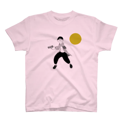 Pistol Boy moon Regular Fit T-Shirt