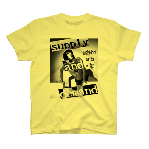 【復刻】蜂鳥あみ太＝４号・需要と供給Tシャツ Regular Fit T-Shirt