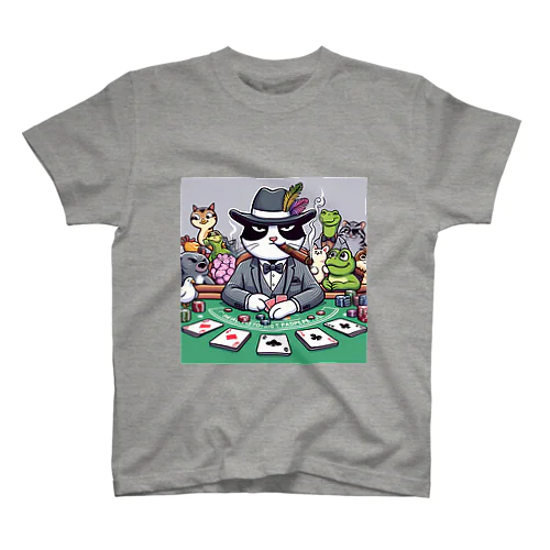 ブラックジャックな猫 Regular Fit T-Shirt