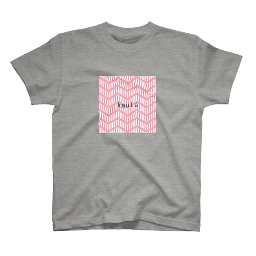kaula_zigzag01(pink) Regular Fit T-Shirt