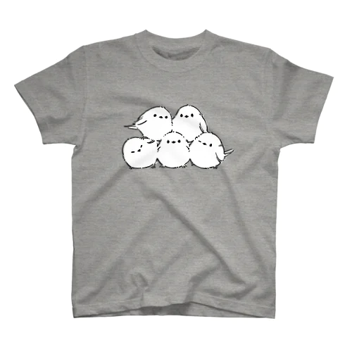シマエナガむぎゅ Regular Fit T-Shirt
