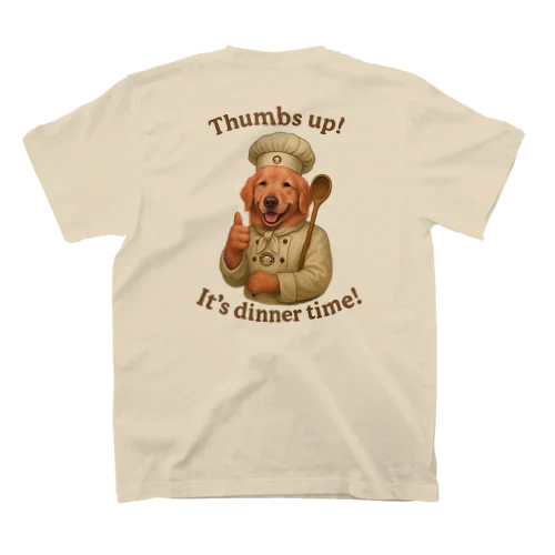 前は鍋！後ろはシェフ！ファジー印のごちそうTシャツ Regular Fit T-Shirt