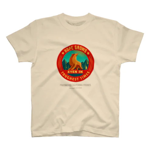 PRAYING FOR CALIFORNIA FRIENDS Regular Fit T-Shirt