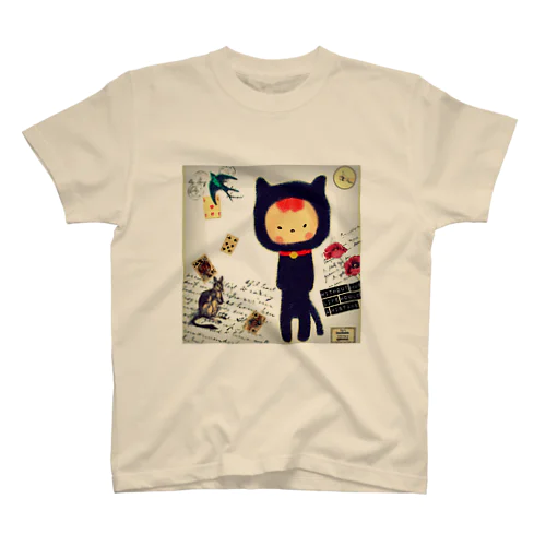 くろねこちゃん Regular Fit T-Shirt