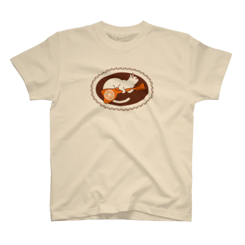 Tahitian Ukulele Cat Regular Fit T-Shirt
