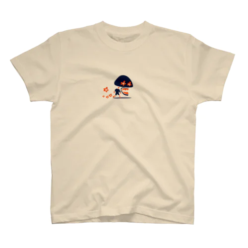 Flower Skelton Regular Fit T-Shirt