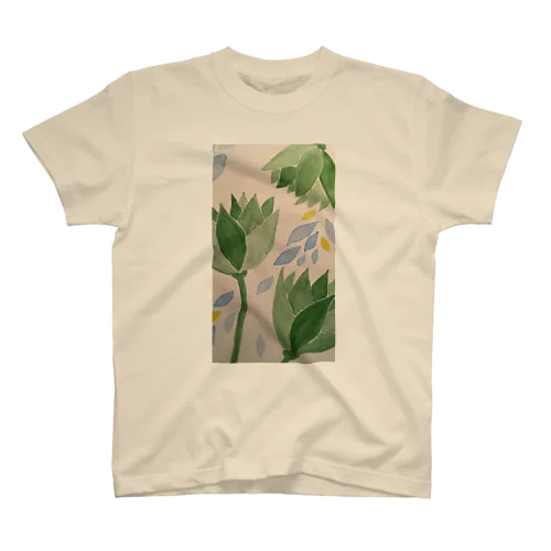 花びら グリーン、ブルー、イエロー Regular Fit T-Shirt