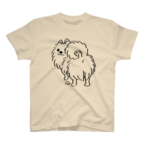CT83いつも見ているポメラニアン*番外 Regular Fit T-Shirt