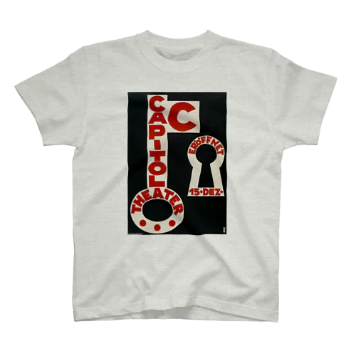 スイス・バーゼル　キャピトル・シアター 鍵&鍵穴　1930年代 Regular Fit T-Shirt