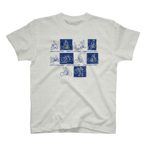 giga_cycling_grid Regular Fit T-Shirt