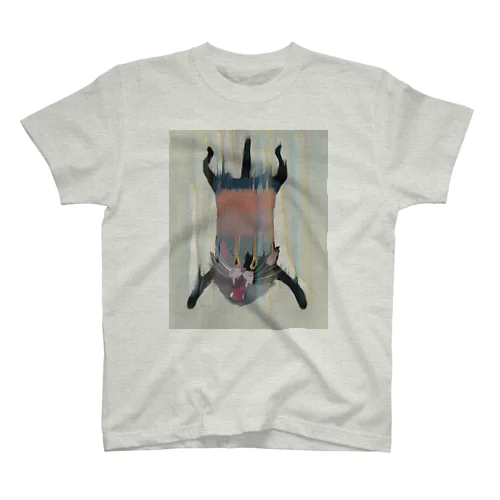 Falling Cat /ロゴなし Regular Fit T-Shirt