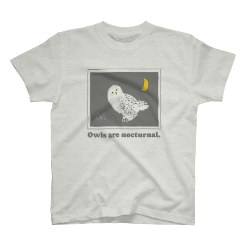 Owls are nocturnal. Regular Fit T-Shirt