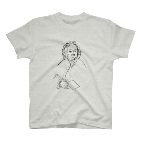 【バッハ】-ブラック Regular Fit T-Shirt