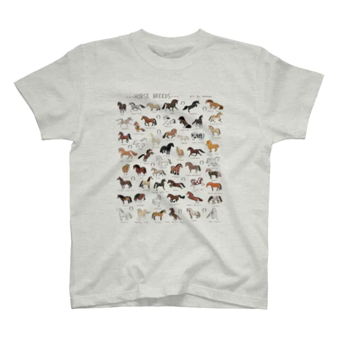 馬の種類 Regular Fit T-Shirt