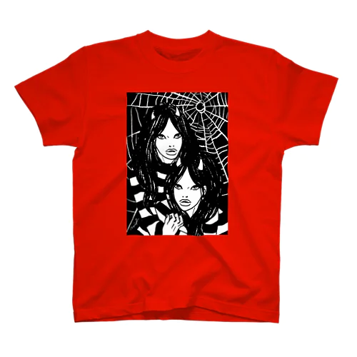 やまだないと　スパイダー姉妹 Regular Fit T-Shirt