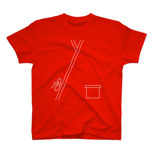 BOMBUさんの作務衣（白線） Regular Fit T-Shirt