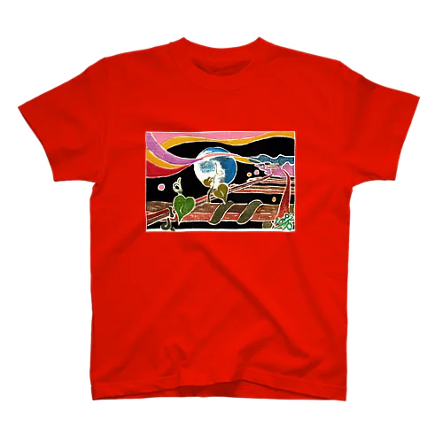 錆びたレールと夏草の歌１ Regular Fit T-Shirt