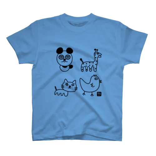 みろどうぶつ王国 Regular Fit T-Shirt