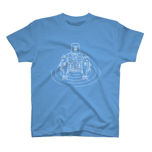 釣り人１(白) Regular Fit T-Shirt