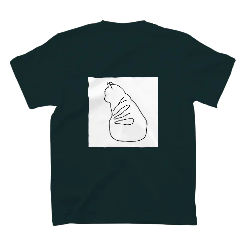 無防備な後ろ姿のくつした(スタンダードTシャツ,back) Regular Fit T-Shirt
