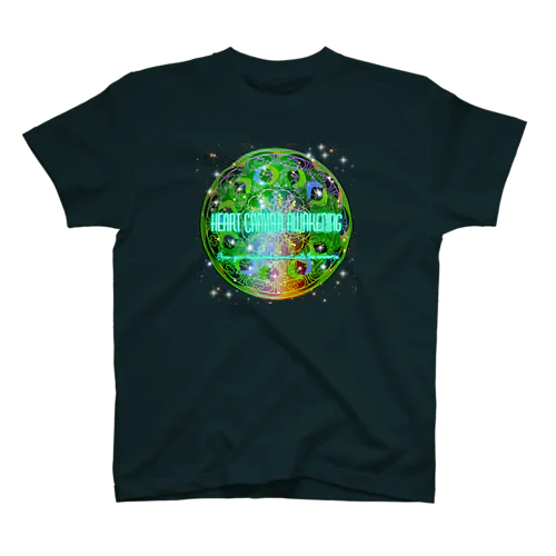 Heart cakra 覚醒 Regular Fit T-Shirt