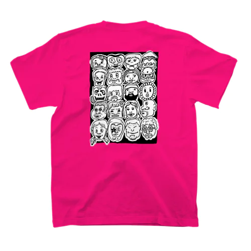 田んぼりあんダイバーシティバックプリント Regular Fit T-Shirt