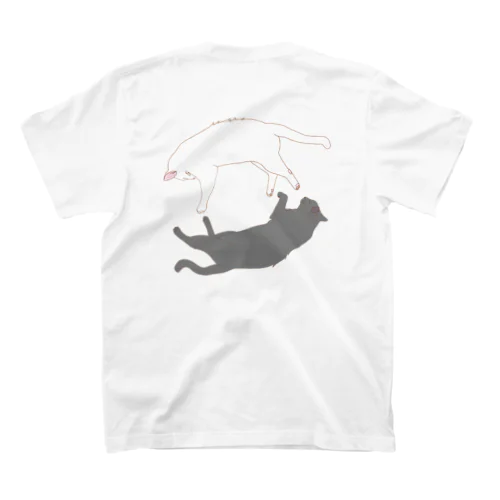 仲良し兄弟猫 Regular Fit T-Shirt